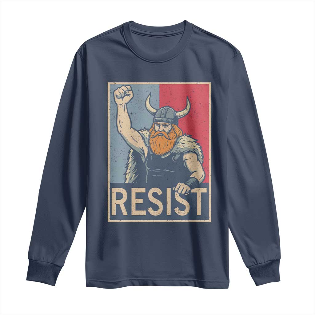 Funny Minneapolis Viking Resist Abolish Ice Protest Long Sleeve Shirt