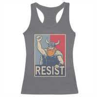 Funny Minneapolis Viking Resist Abolish Ice Protest Racerback Tank Top