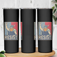 Funny Minneapolis Viking Resist Abolish Ice Protest Skinny Tumbler