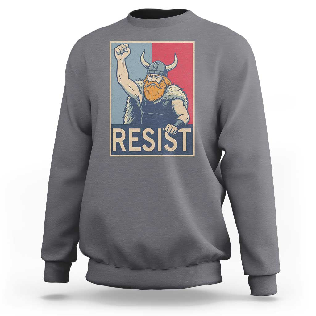 Funny Minneapolis Viking Resist Abolish Ice Protest Sweatshirt