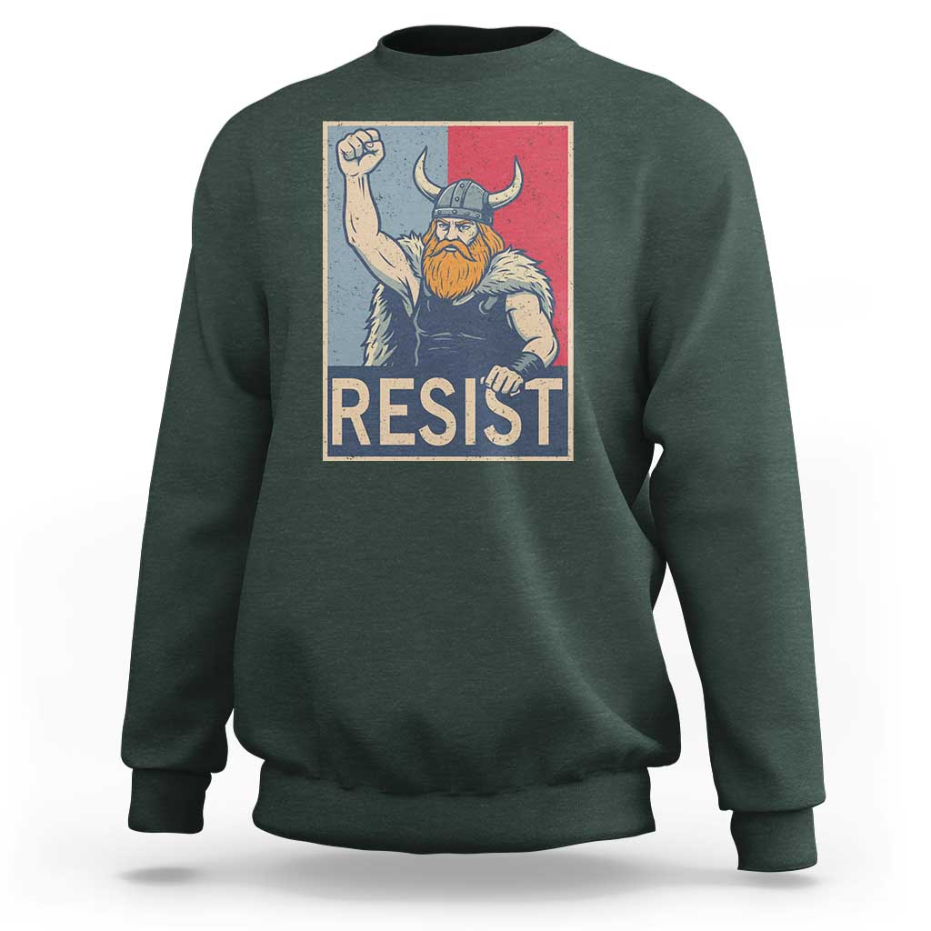 Funny Minneapolis Viking Resist Abolish Ice Protest Sweatshirt