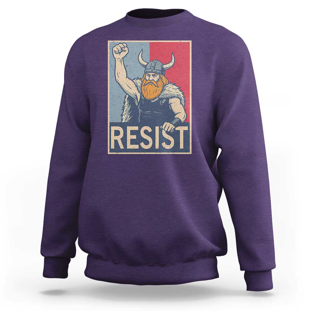 Funny Minneapolis Viking Resist Abolish Ice Protest Sweatshirt