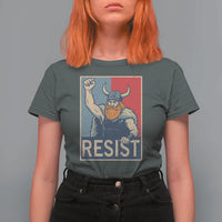 Funny Minneapolis Viking Resist Abolish Ice Protest T Shirt For Women