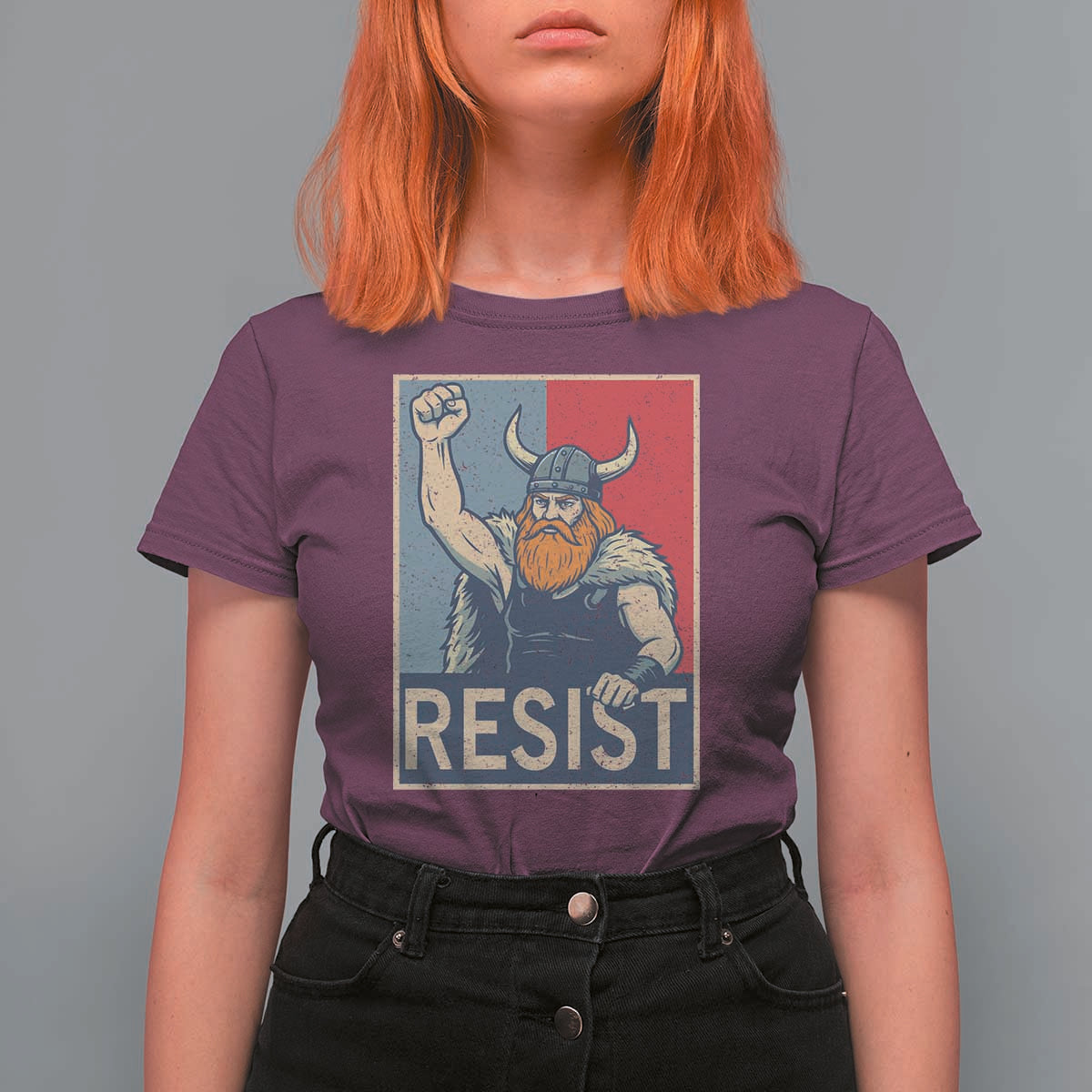 Funny Minneapolis Viking Resist Abolish Ice Protest T Shirt For Women