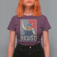 Funny Minneapolis Viking Resist Abolish Ice Protest T Shirt For Women