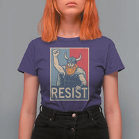 Funny Minneapolis Viking Resist Abolish Ice Protest T Shirt For Women