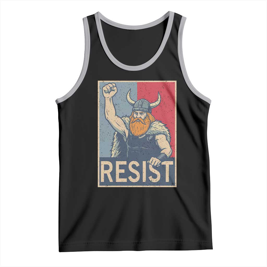 Funny Minneapolis Viking Resist Abolish Ice Protest Tank Top