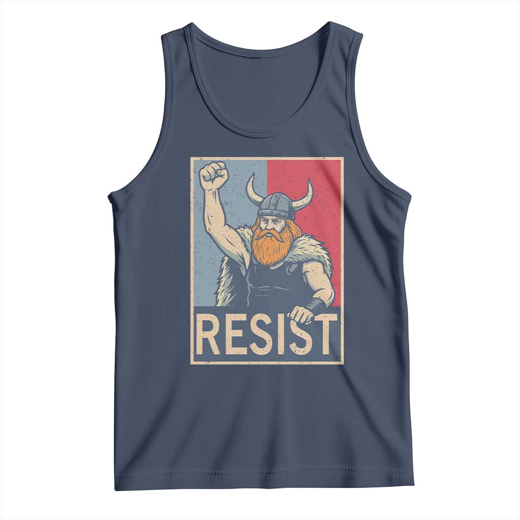 Funny Minneapolis Viking Resist Abolish Ice Protest Tank Top