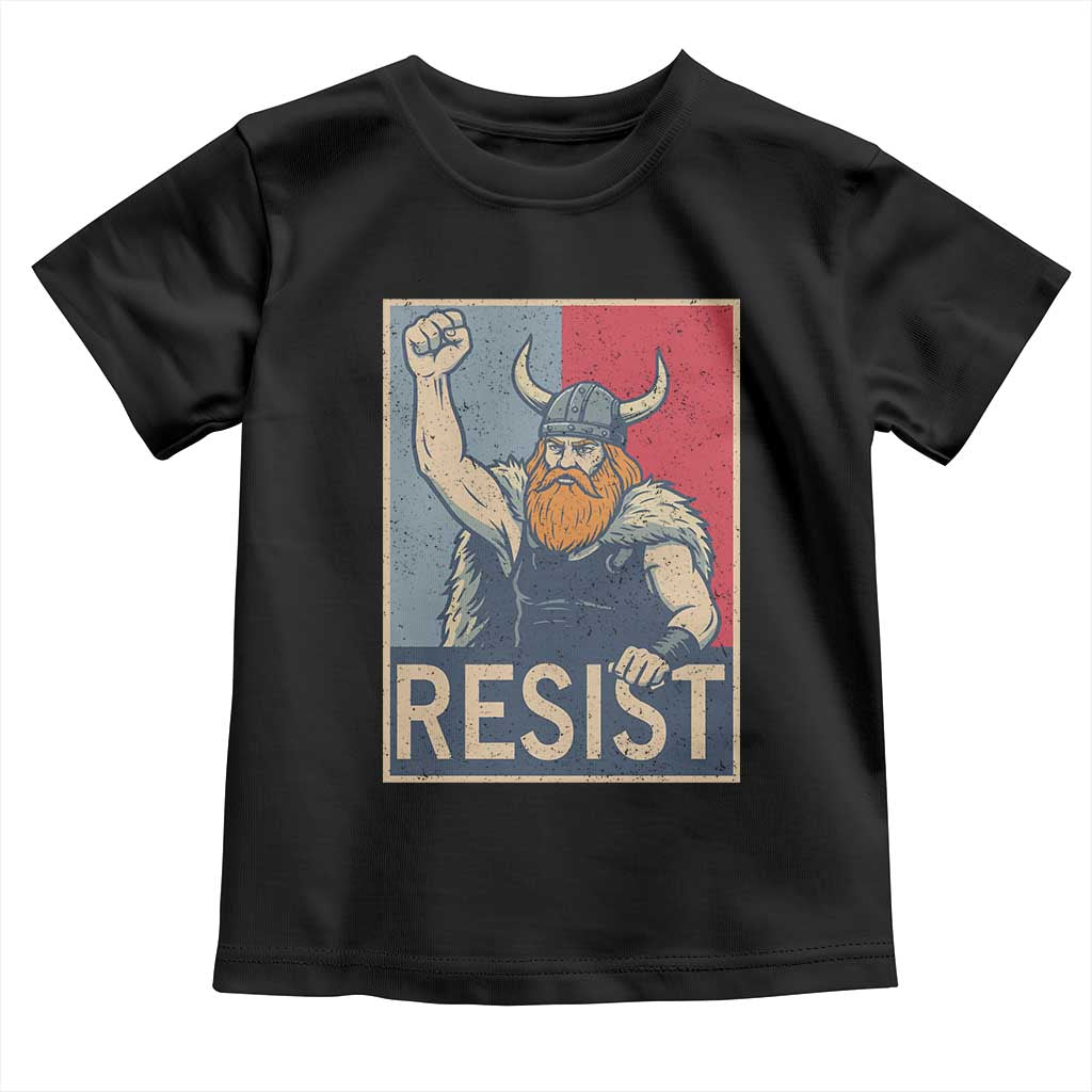 Funny Minneapolis Viking Resist Abolish Ice Protest Toddler T Shirt