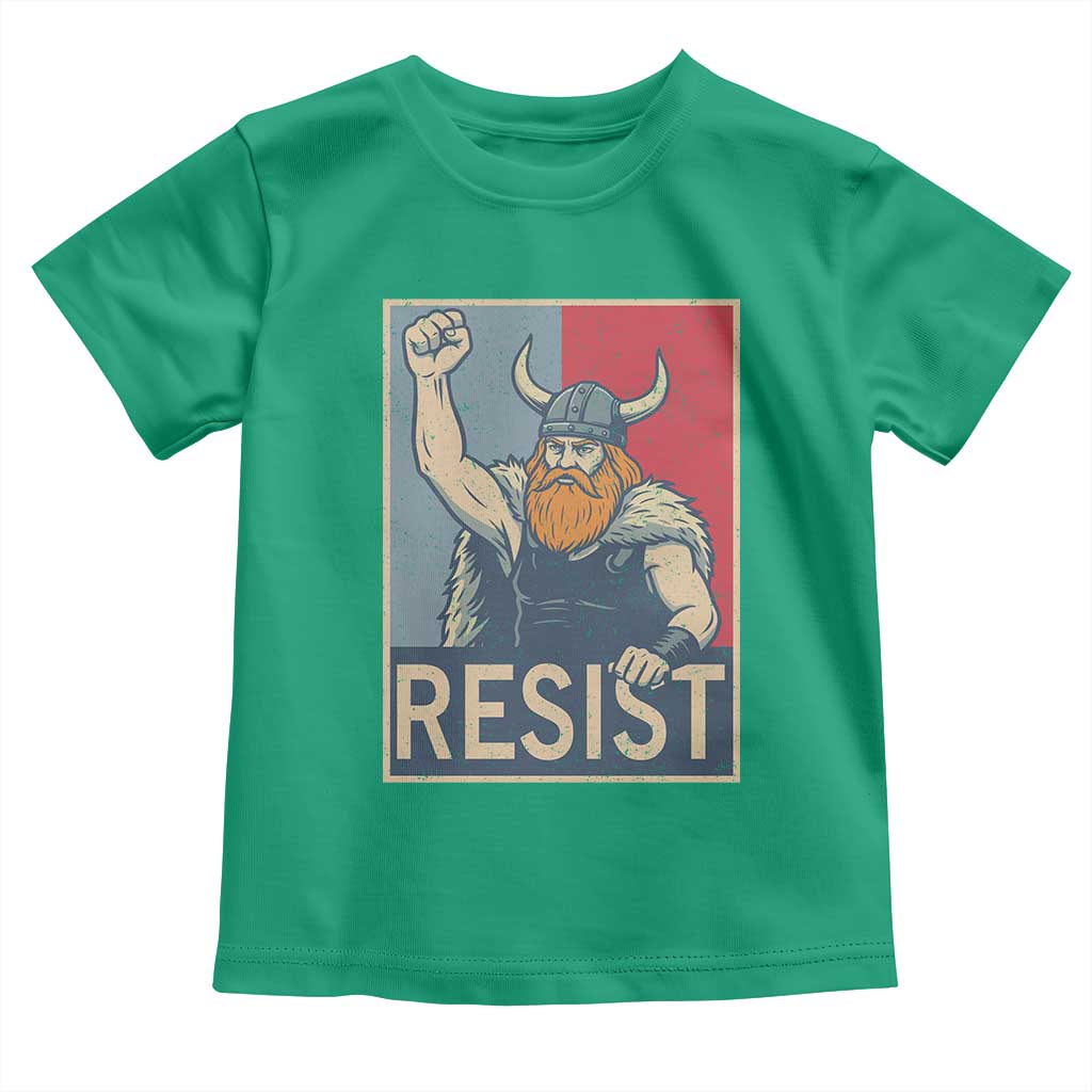 Funny Minneapolis Viking Resist Abolish Ice Protest Toddler T Shirt