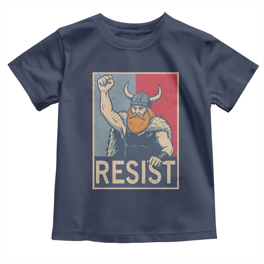 Funny Minneapolis Viking Resist Abolish Ice Protest Toddler T Shirt