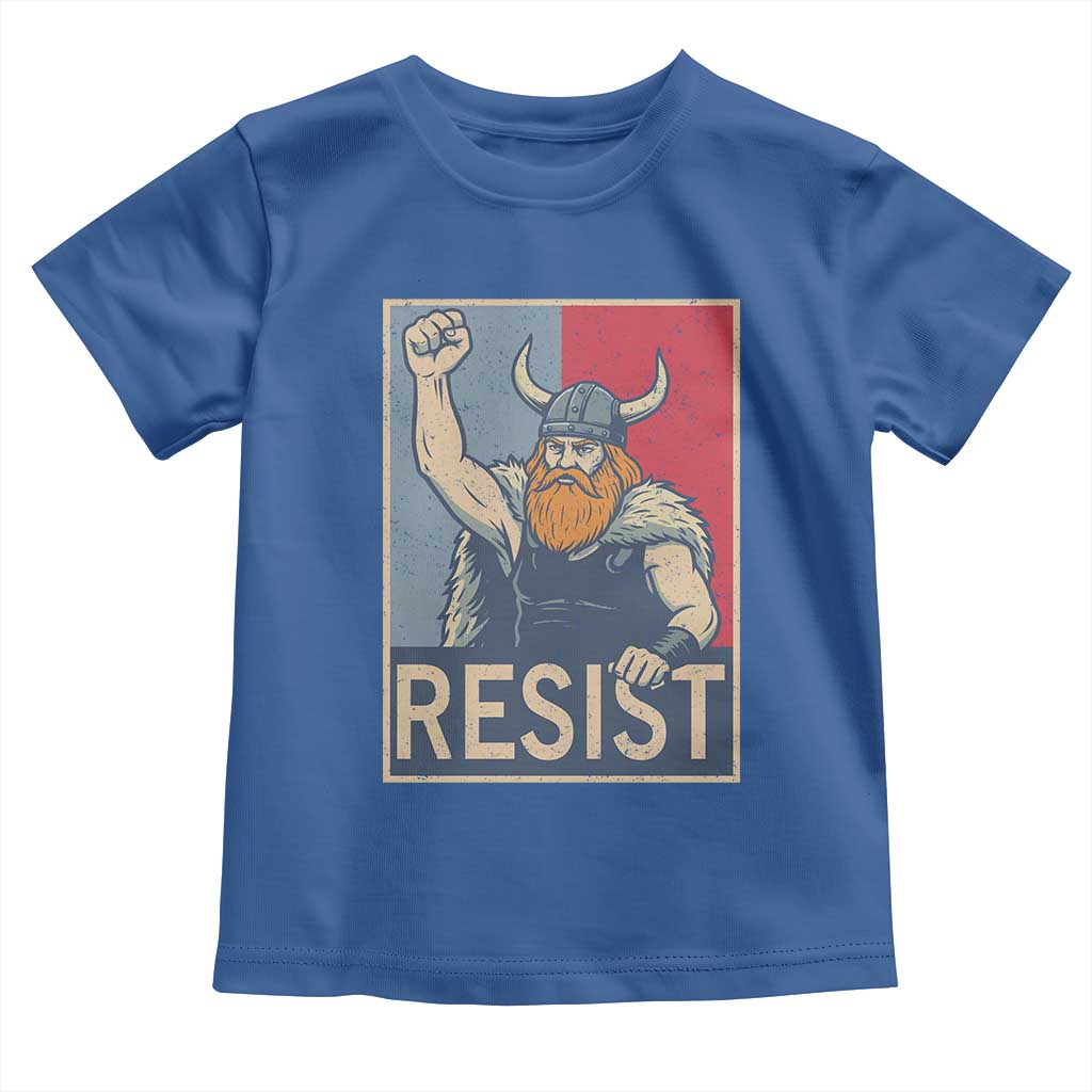 Funny Minneapolis Viking Resist Abolish Ice Protest Toddler T Shirt