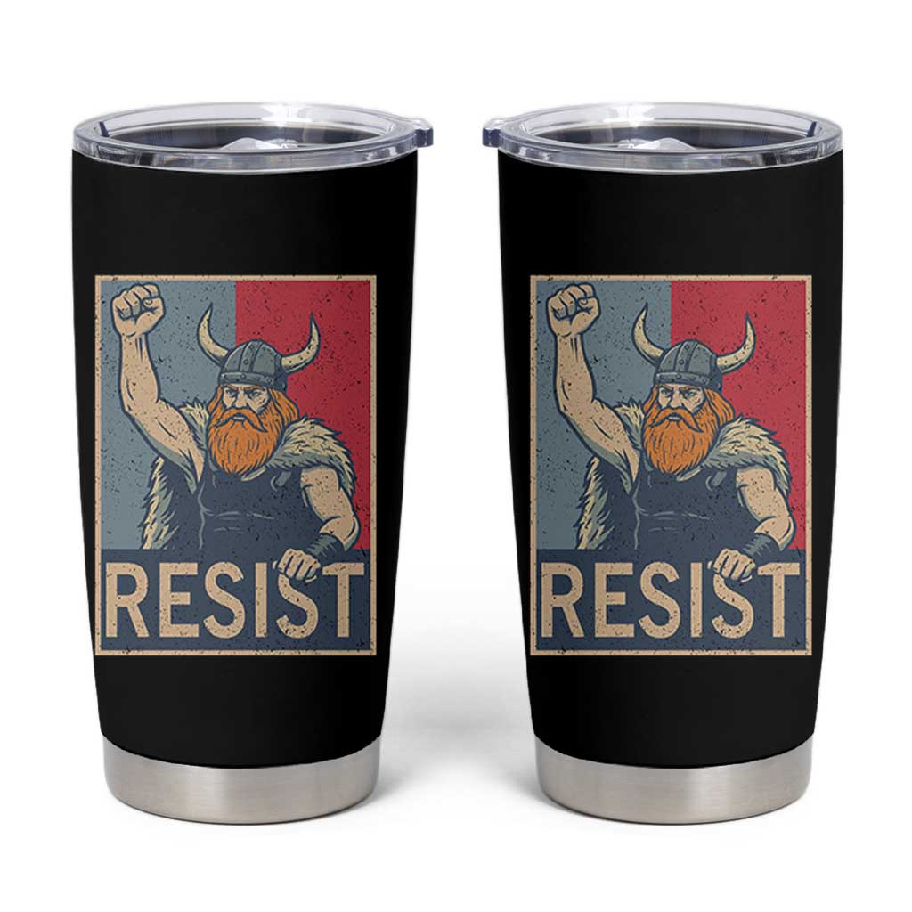 Funny Minneapolis Viking Resist Abolish Ice Protest Tumbler Cup