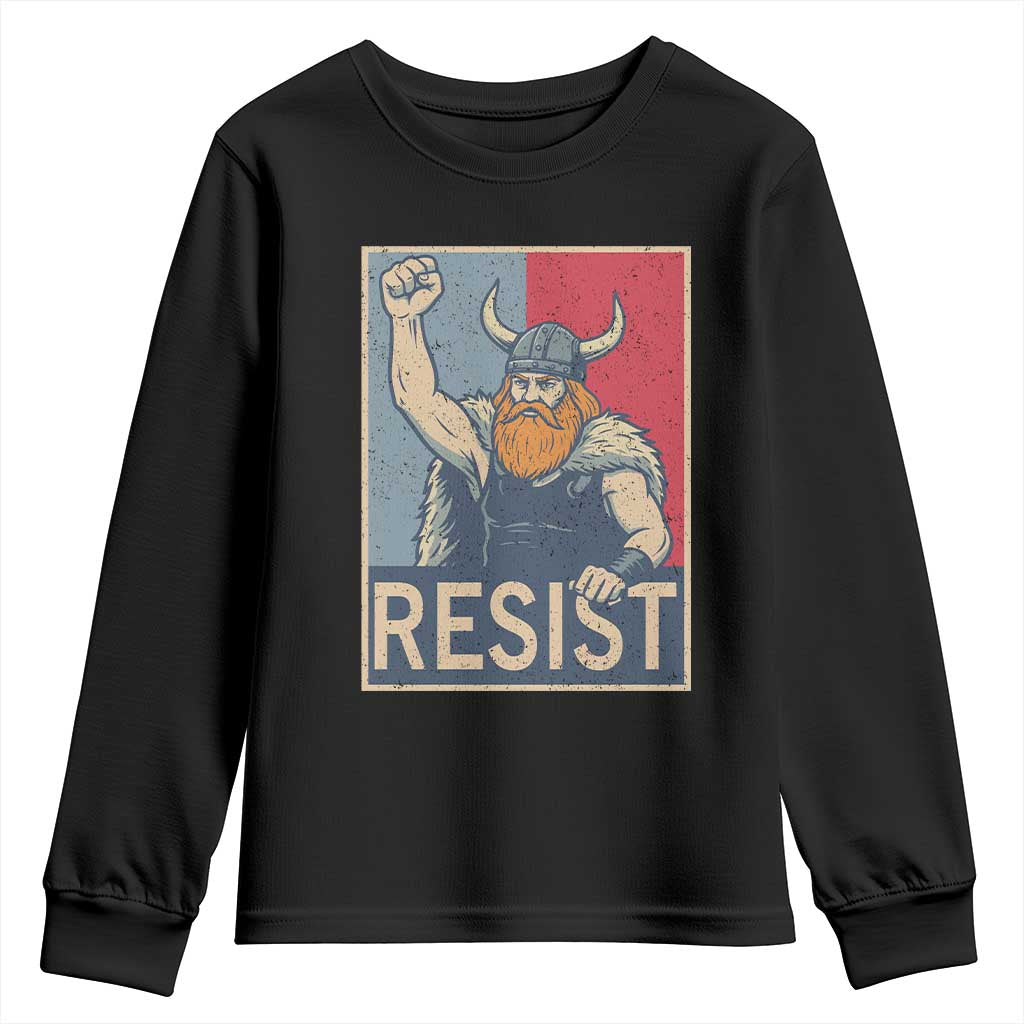 Funny Minneapolis Viking Resist Abolish Ice Protest Youth Sweatshirt