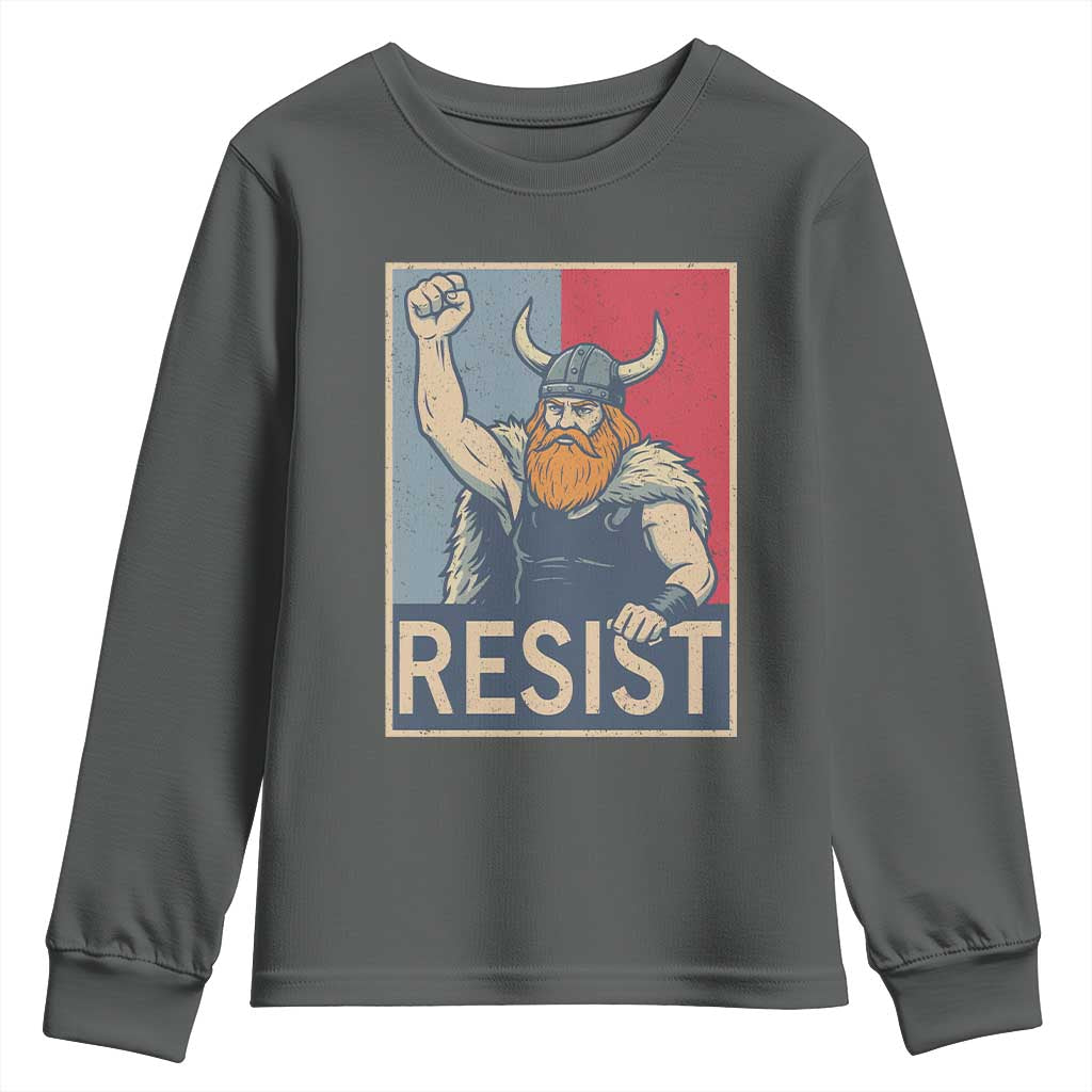 Funny Minneapolis Viking Resist Abolish Ice Protest Youth Sweatshirt