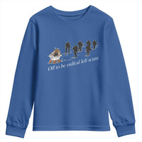 Off To Be Radical Left Scum Youth Sweatshirt Funny Minneapolis Escape Viking Abolish Ice