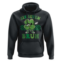 Funny 67 St Patricks Day Hoodie Six Seven Bruh Dabbing Shamrock