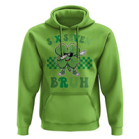 Funny 67 St Patricks Day Hoodie Six Seven Bruh Dabbing Shamrock