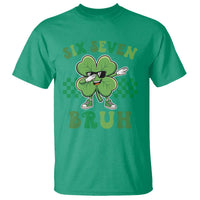 Funny 67 St Patricks Day T Shirt Six Seven Bruh Dabbing Shamrock