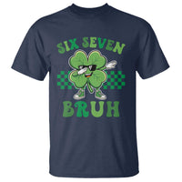 Funny 67 St Patricks Day T Shirt Six Seven Bruh Dabbing Shamrock