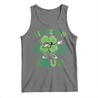 Funny 67 St Patricks Day Tank Top Six Seven Bruh Dabbing Shamrock