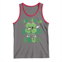 Funny 67 St Patricks Day Tank Top Six Seven Bruh Dabbing Shamrock