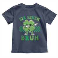 Funny 67 St Patricks Day Toddler T Shirt Six Seven Bruh Dabbing Shamrock