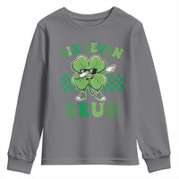 Funny 67 St Patricks Day Youth Sweatshirt Six Seven Bruh Dabbing Shamrock