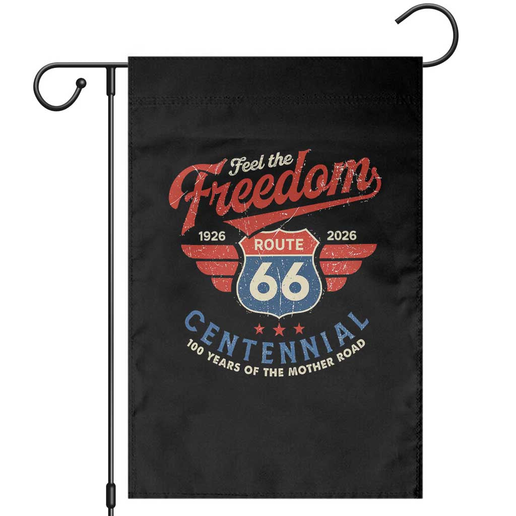 US Route Highway 66 Centennial Garden Flag Feel The Freedom 100 Years Of The Mother Road