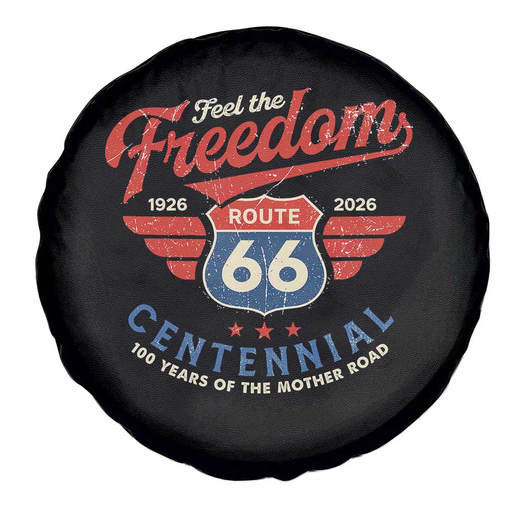 US Route Highway 66 Centennial Spare Tire Cover Feel The Freedom 100 Years Of The Mother Road