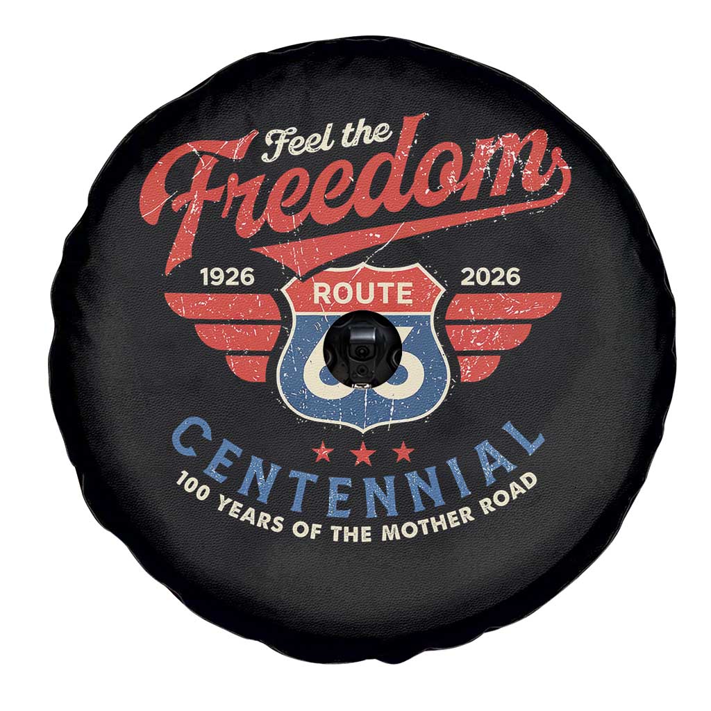 US Route Highway 66 Centennial Spare Tire Cover Feel The Freedom 100 Years Of The Mother Road
