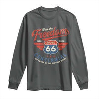 US Route Highway 66 Centennial Long Sleeve Shirt Feel The Freedom 100 Years Of The Mother Road