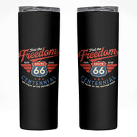 US Route Highway 66 Centennial Skinny Tumbler Feel The Freedom 100 Years Of The Mother Road