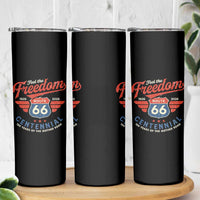 US Route Highway 66 Centennial Skinny Tumbler Feel The Freedom 100 Years Of The Mother Road
