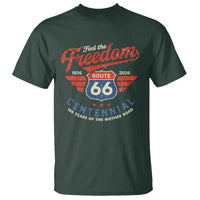 US Route Highway 66 Centennial T Shirt Feel The Freedom 100 Years Of The Mother Road
