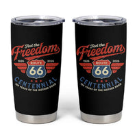 US Route Highway 66 Centennial Tumbler Cup Feel The Freedom 100 Years Of The Mother Road