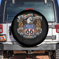 250 Years Of America 100 Years Of Route Highway 66 Spare Tire Cover Bald Eagle Vintage American Flag