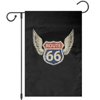 Vintage Route Highway 66 Highway Road Trip Sign Garden Flag