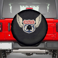 Vintage Route Highway 66 Highway Road Trip Sign Spare Tire Cover