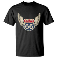 Vintage Route Highway 66 Highway Road Trip Sign T Shirt