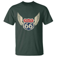 Vintage Route Highway 66 Highway Road Trip Sign T Shirt