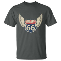 Vintage Route Highway 66 Highway Road Trip Sign T Shirt