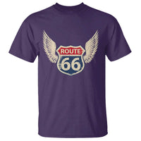 Vintage Route Highway 66 Highway Road Trip Sign T Shirt