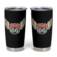 Vintage Route Highway 66 Highway Road Trip Sign Tumbler Cup
