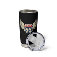 Vintage Route Highway 66 Highway Road Trip Sign Tumbler Cup