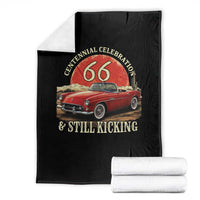 Route Highway 66 100 Years Anniversary Throw Blanket Centennial Celebration And Still Kicking Mother Road