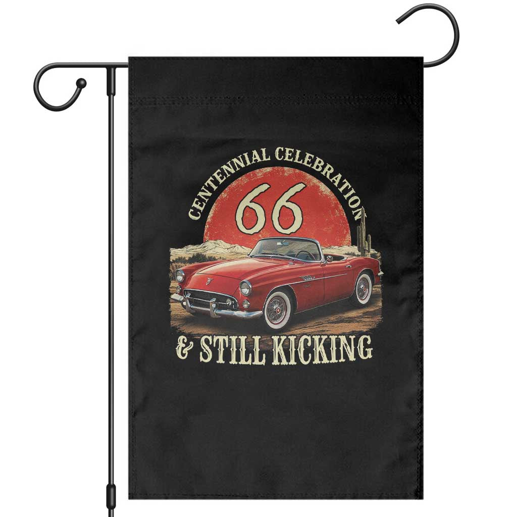 Route Highway 66 100 Years Anniversary Garden Flag Centennial Celebration And Still Kicking Mother Road