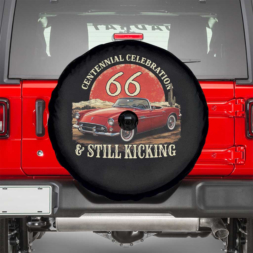 Route Highway 66 100 Years Anniversary Spare Tire Cover Centennial Celebration And Still Kicking Mother Road