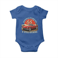 Route Highway 66 100 Years Anniversary Baby Onesie Centennial Celebration And Still Kicking Mother Road
