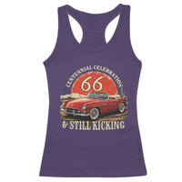 Route Highway 66 100 Years Anniversary Racerback Tank Top Centennial Celebration And Still Kicking Mother Road